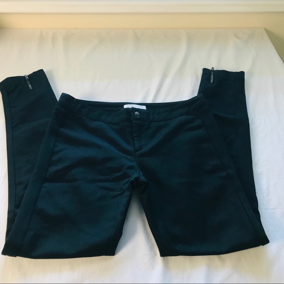 See By Chloe Black Skinny Trousers w/ Zippers - Picture 7 of 12